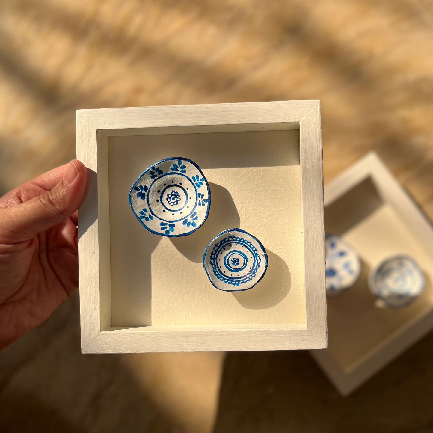 Blue Pottery Frame