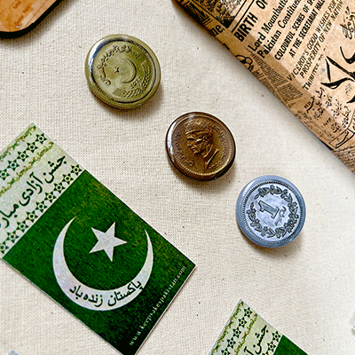 Set of Coin Pins