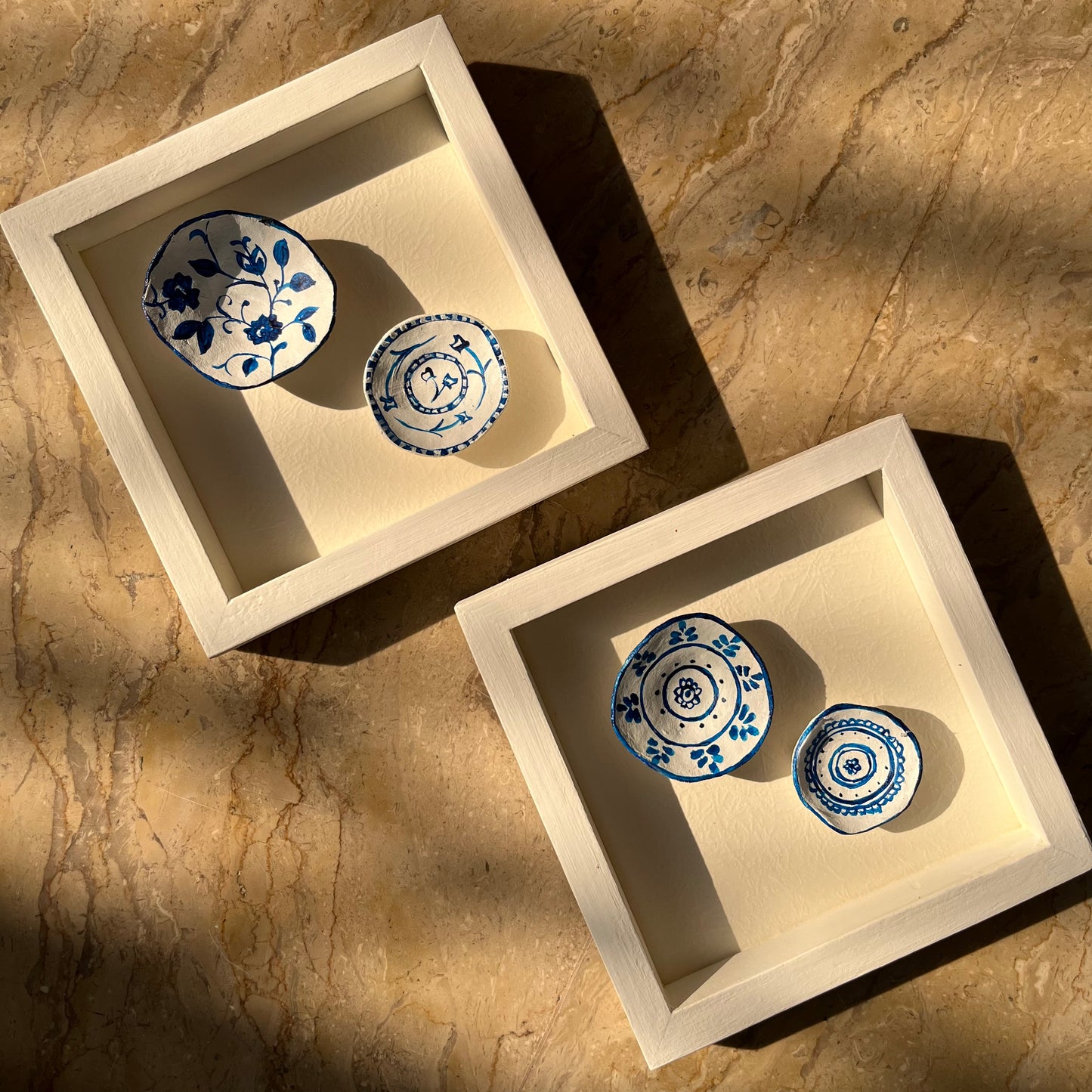 Blue Pottery Frame