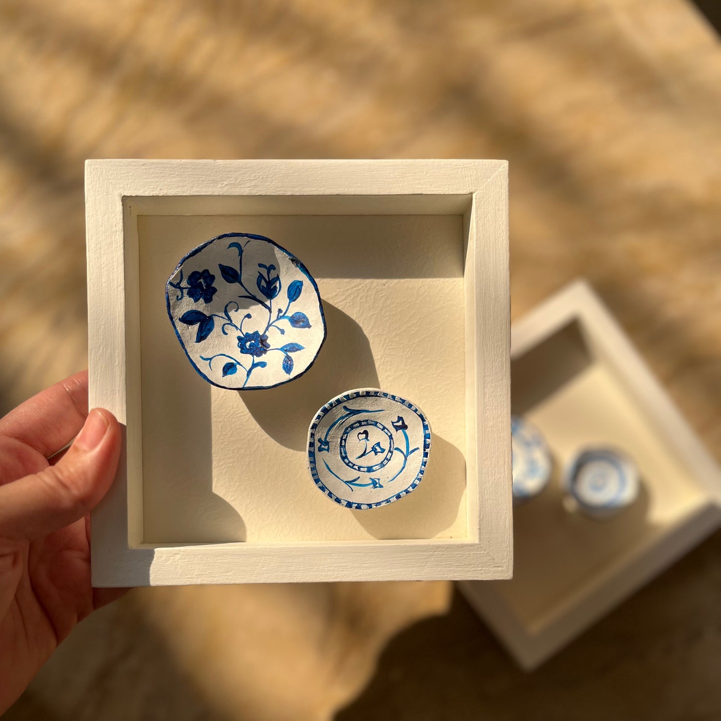 Blue Pottery Frame