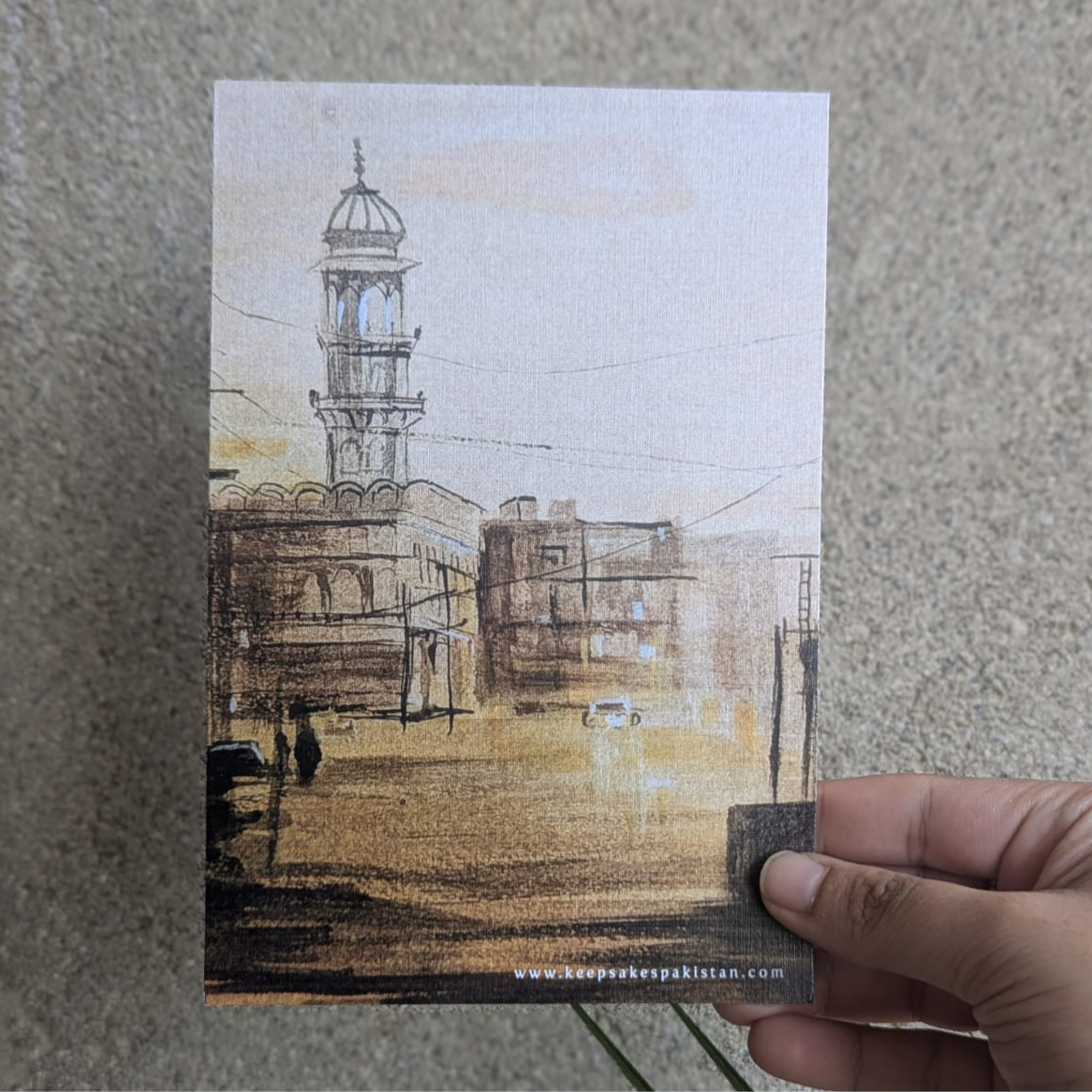 Jamia Masjid Rawalpindi Postcard