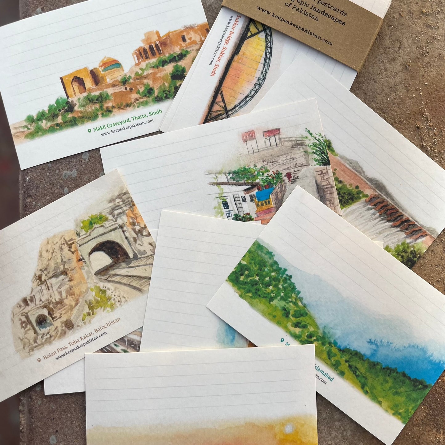 Landscapes Mini Postcard Set