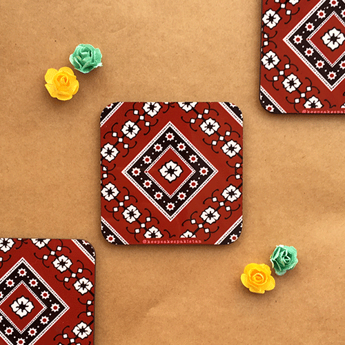 Ajrak Tea Coaster
