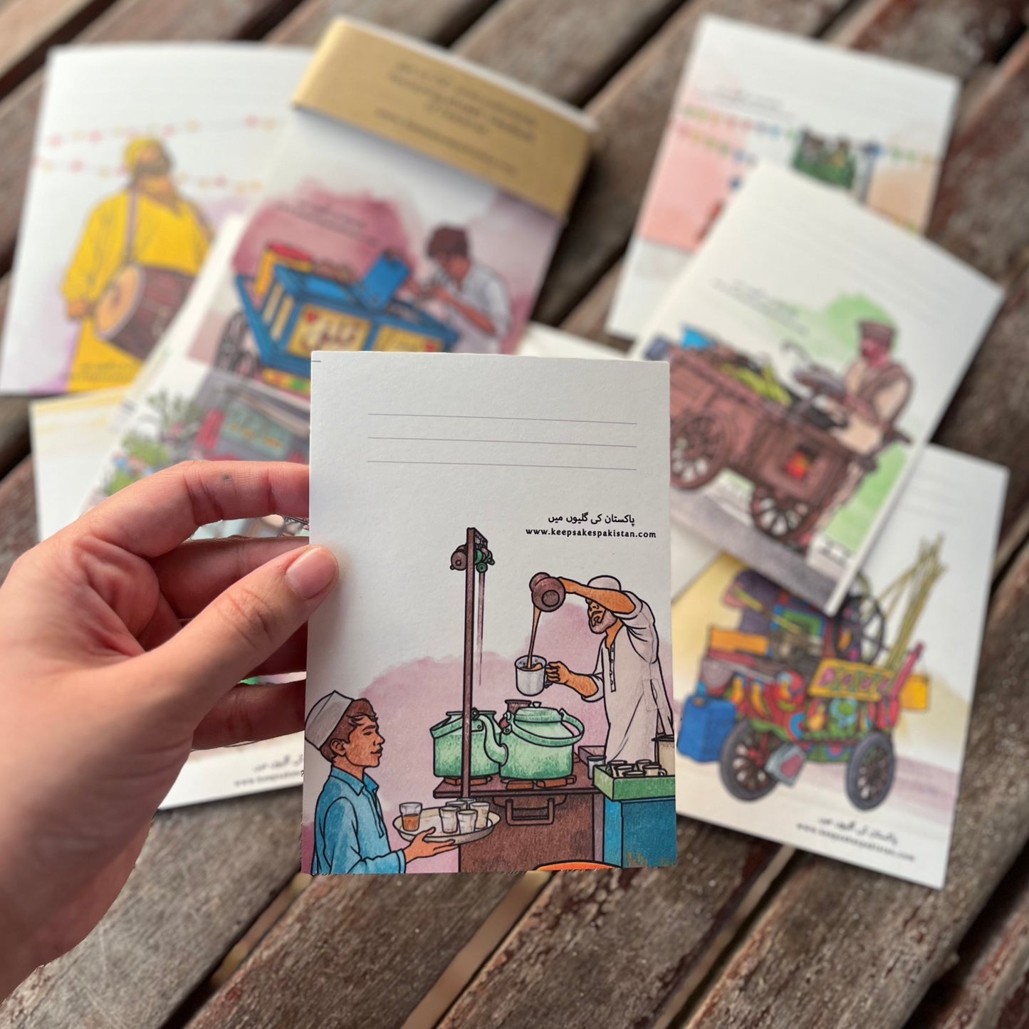 Street Vendors Mini Postcard Set
