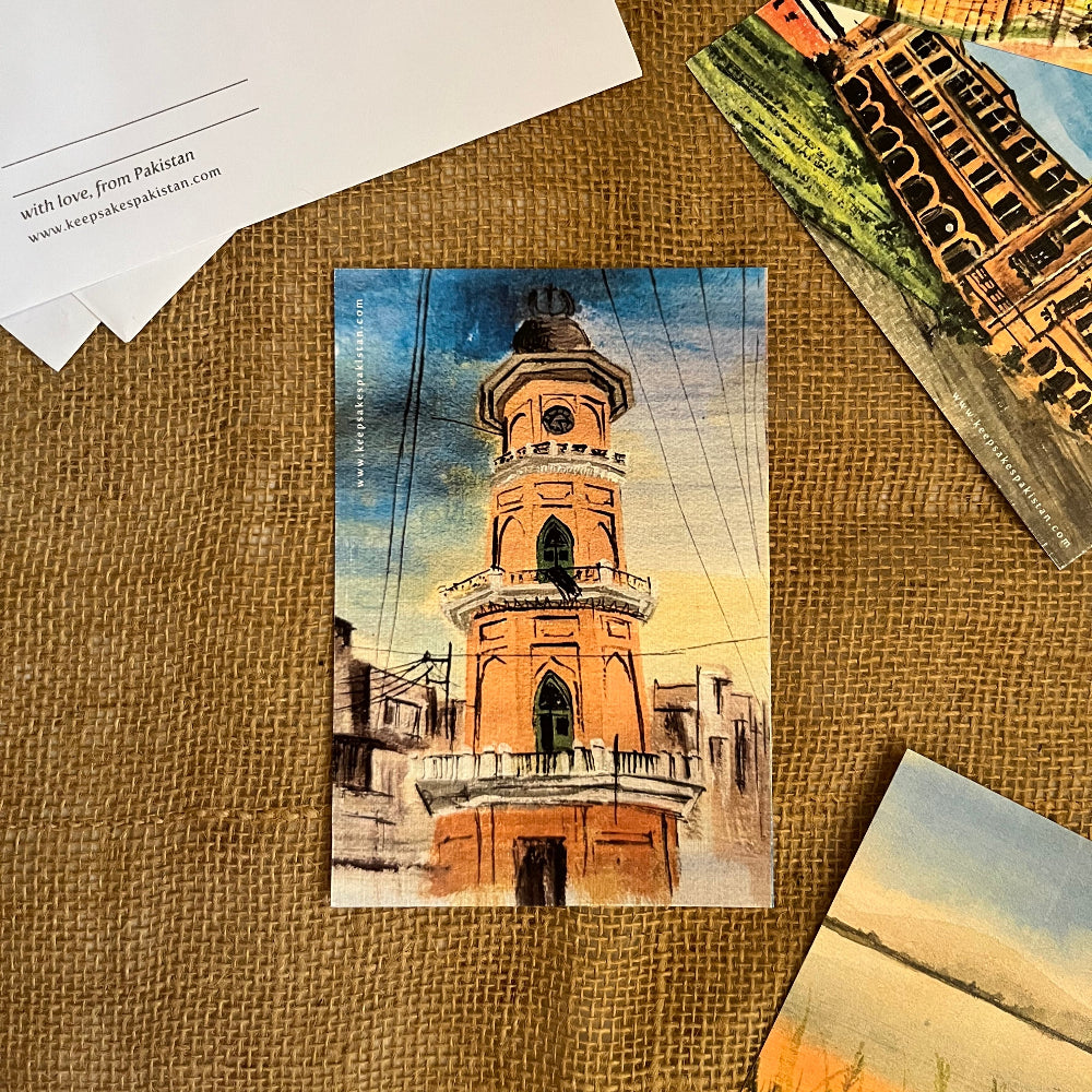 Sir Cunningham Clock Tower Postcard