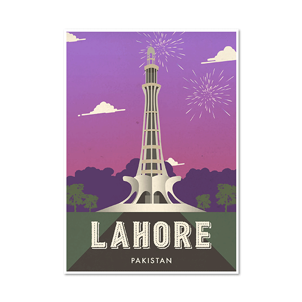 Lahore Minar-e-Pakistan Flexi Magnet