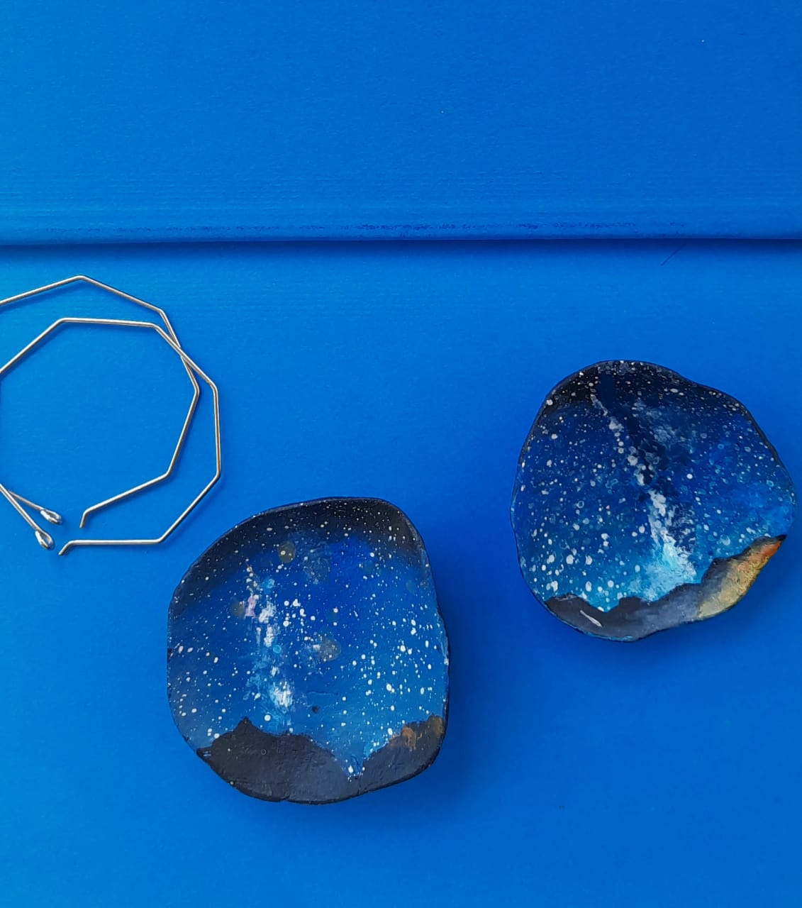 Starry Sky Jewellery Dish Pair
