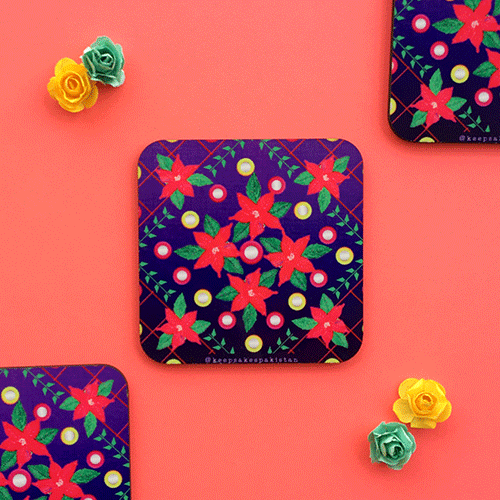Phulkari Tea Coaster