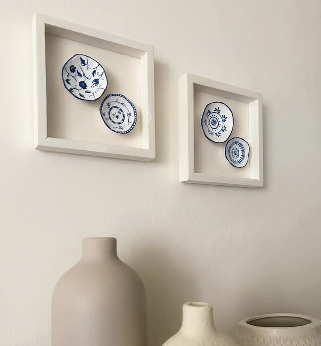 Blue Pottery Frame