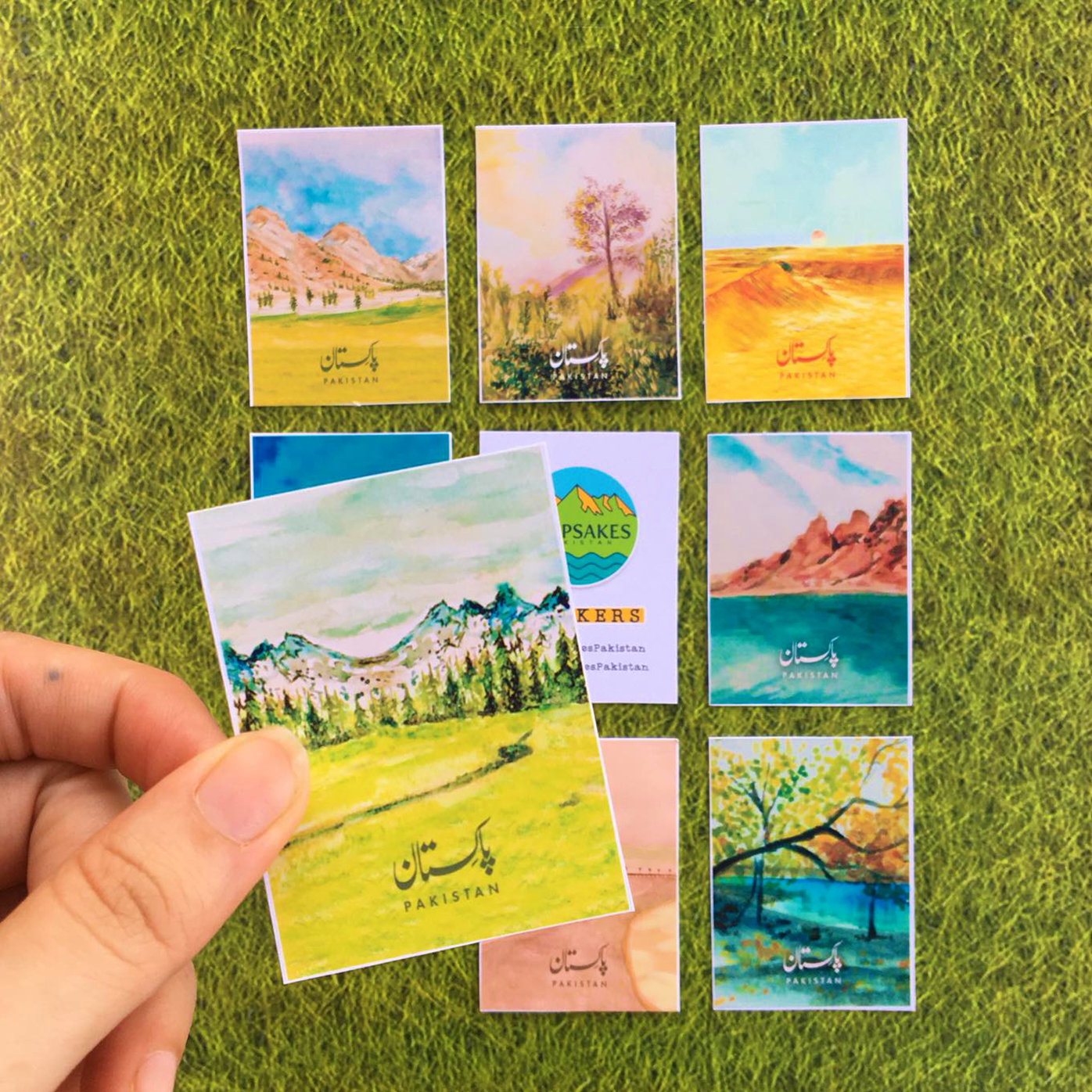 Landscapes Sticker Sheet