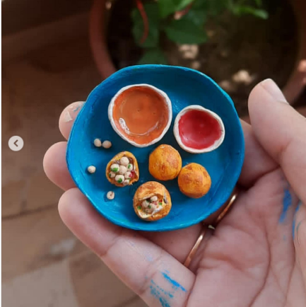 Golgappa Platter Magnet