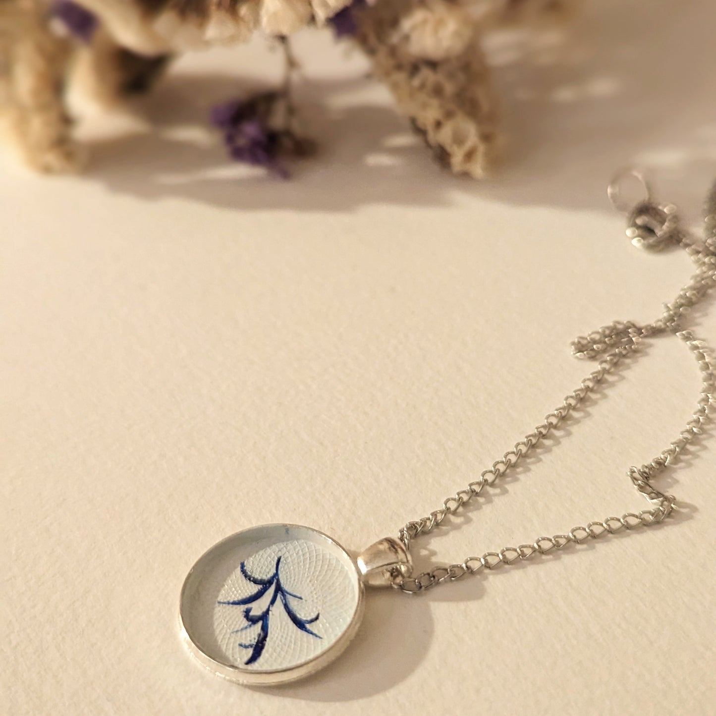 Blue Pottery necklace (2)