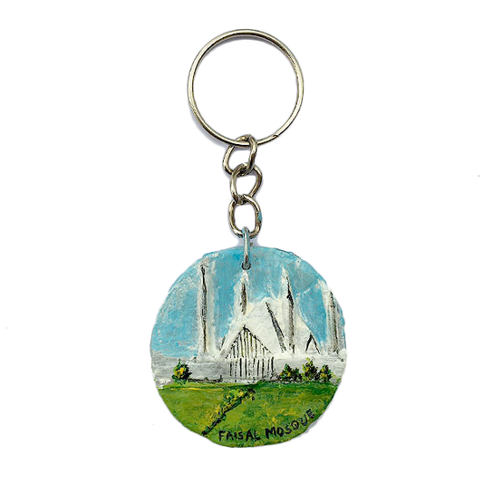 Faisal Mosque Keychain