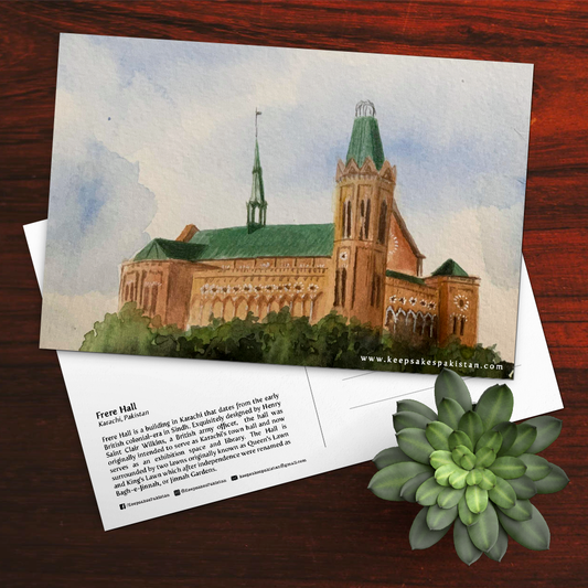 Frere Hall Library Postcard