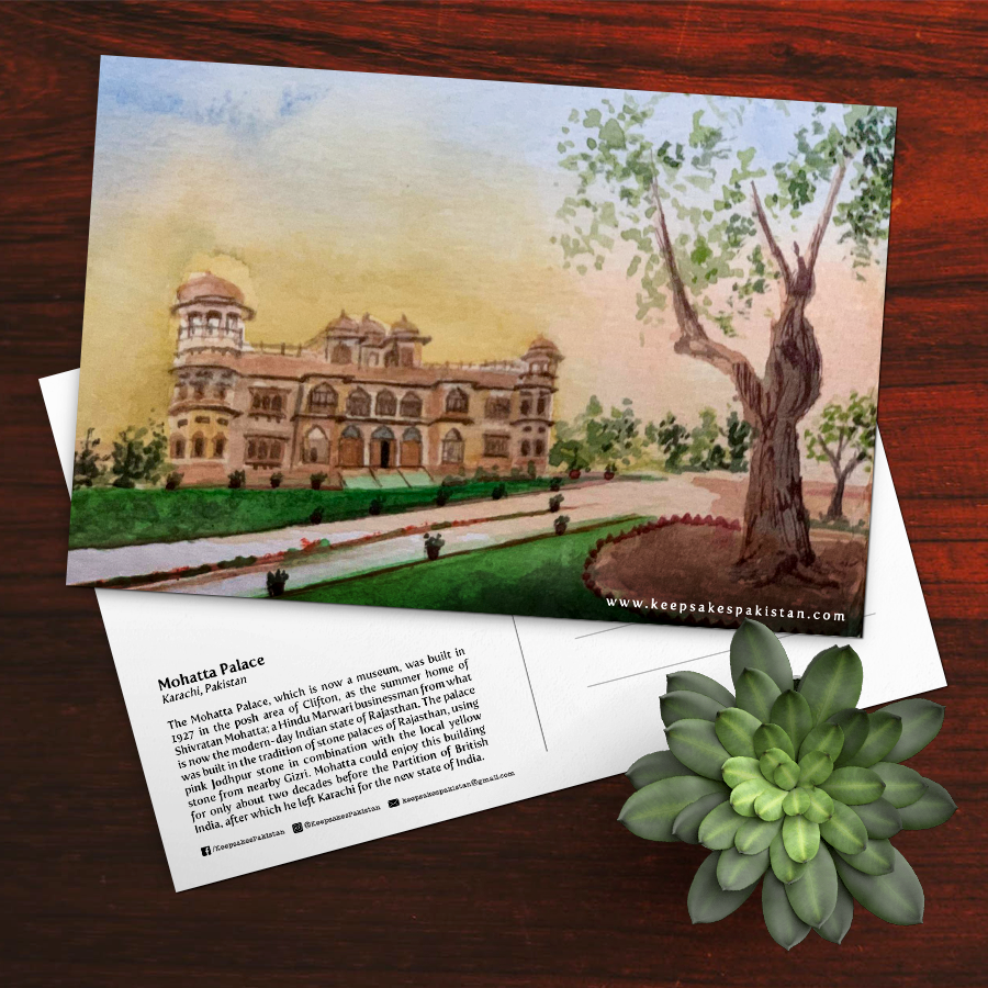 Mohatta Palace Postcard