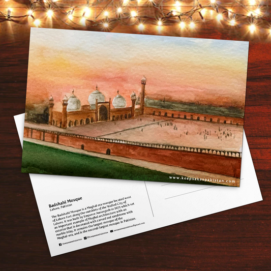 Badshahi Mosque Postcard