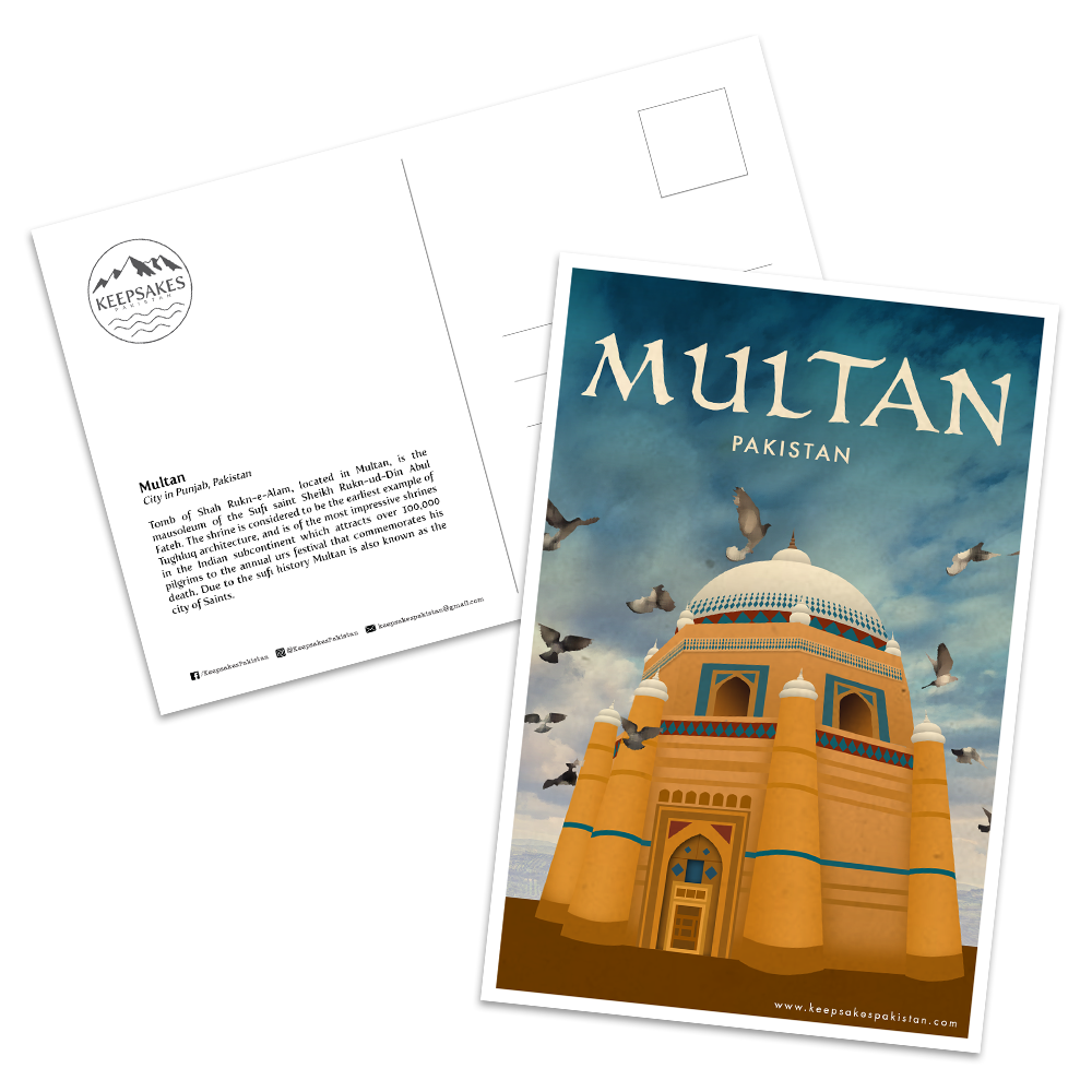 Card Multan Multan Postcard – Keepsakes Pakistan